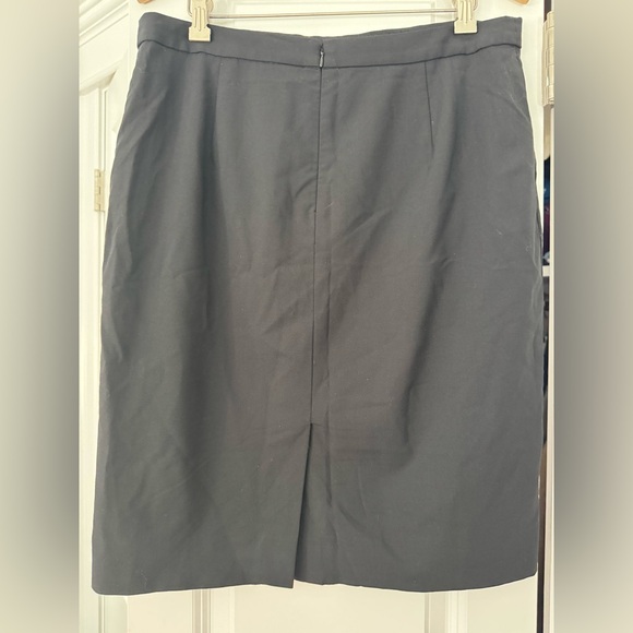 J.Crew black Italian wool pencil skirt - Picture 3 of 6